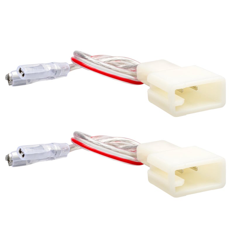 RED WOLF موصل سلك مكبر الصوت الأمامي للسيارة RED WOLF لسيارات تويوتا سايون 2000-2019، كامري 4رانر، سوبارو 2012-2019، 2 قطعة - Image 1